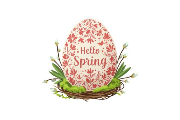 A Beautifully Patterned Egg for Your Spring Designs