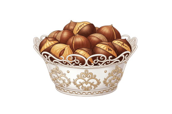 Chestnuts in Decorative Bowl: A Premium Font for Autumnal Branding