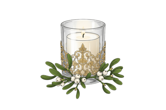 Decorative Candle in Glass: A Festive Design Essential
