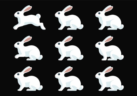 Easter Bunny Silhouette Decorative: Your Go-To Spring Design Asset