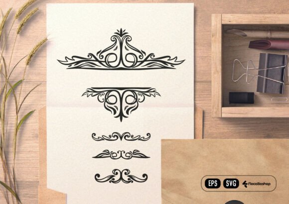 Elegant Decorative Frame & Break: Timeless Ornamental Design