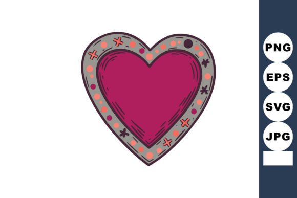 Heart Shape with Decorative Border Vecto: Love, Style, and Practical Design