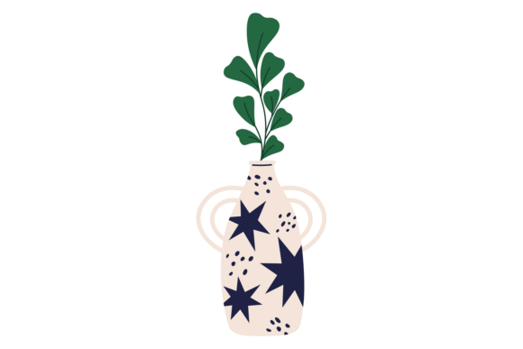 Spring Botany Branch: Nature's Elegance in a Decorative Vase