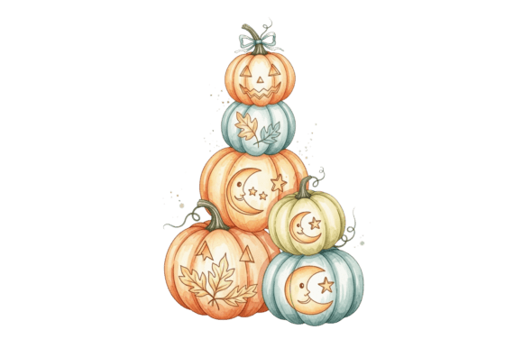 Stacked Fall Decorative Watercolor Art: A Designer's Guide